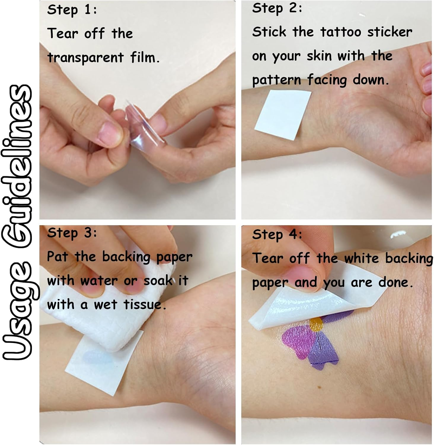 Tattoo Stickers for Kids, 30 Sheets Temporary Fake Tattoos Stickers, Safe Face Body Waterproof Decals for Parties, Halloween and Costume Play (Boy) image number 1