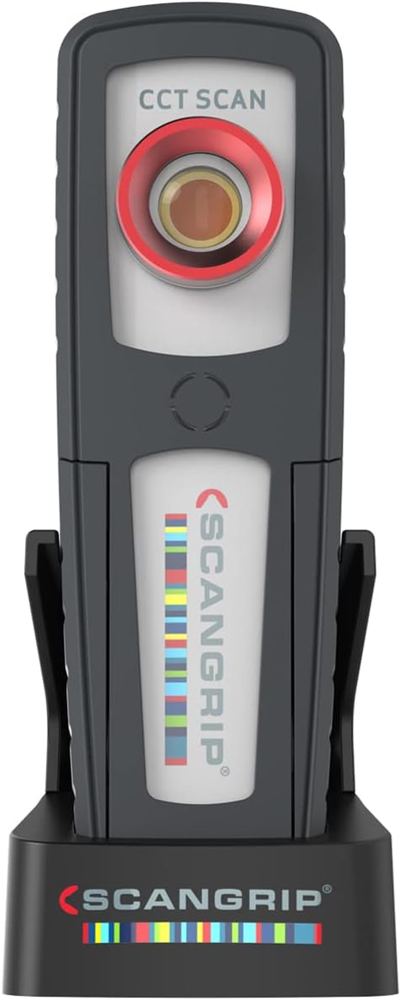 SCANGRIP SUNMATCH 4, Rechargeable Handheld LED Work Light for Detailing and Color Match, 500 Lumen, Stepless CCT Scan 2500K to 6500K, Built in Magnet and Pocket Clip, Waterproof (IP65), Diffuser image number 1