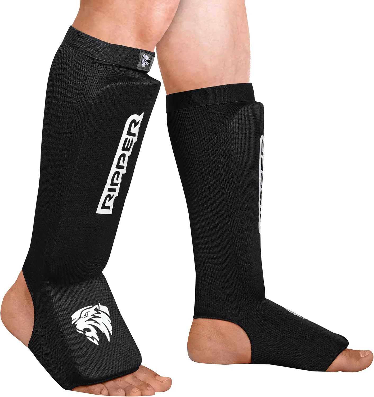 Boxing Shin Guard &ndash; Protective Sparring Gear for MMA, Taekwondo, Karate, Kickboxing, Men & Women &ndash; Professional Muay Thai Shin Guards &ndash; 12Mm Thick Leg & Foot Shin Instep Guard image number 5