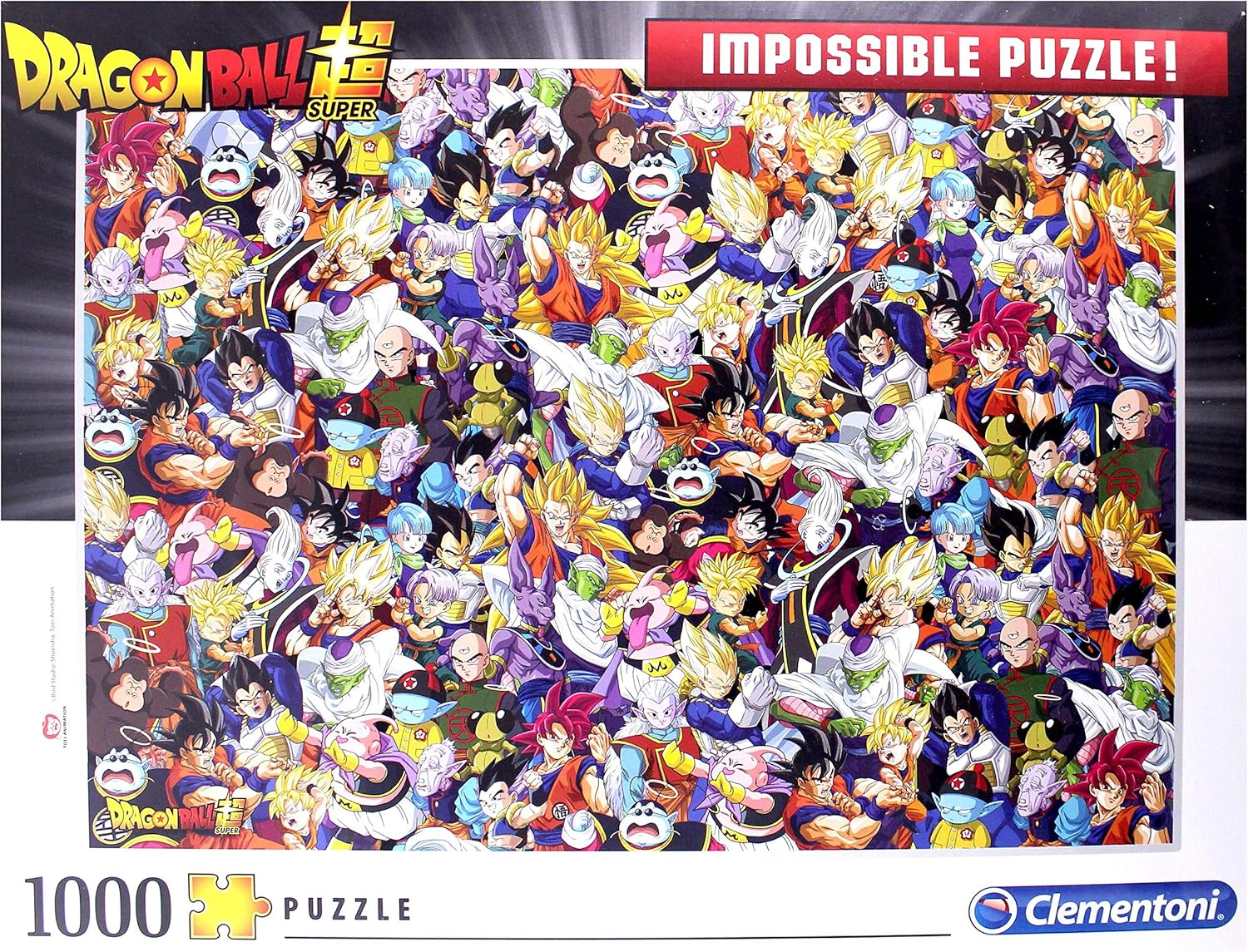 Clementoni Jigsaw Puzzle Impossible Dragon Ball 1000 Pieces - Puzzle for Adults 14-99 Years, Men/Women, Hard Jigsaw, Difficult Puzzle, Made in Italy, 39489 image number 2
