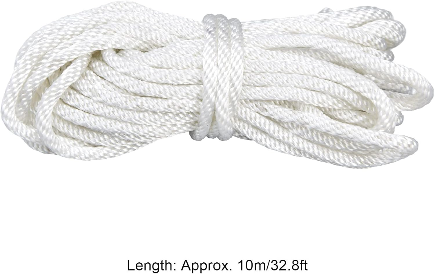 Omabeta 1PCS 5.0Mm Diameter Pull Recoil Starter Rope, 10M/32.8Ft Nylon Cord for Chain Saw Lawn Mower, Trimmer Engine Parts image number 1