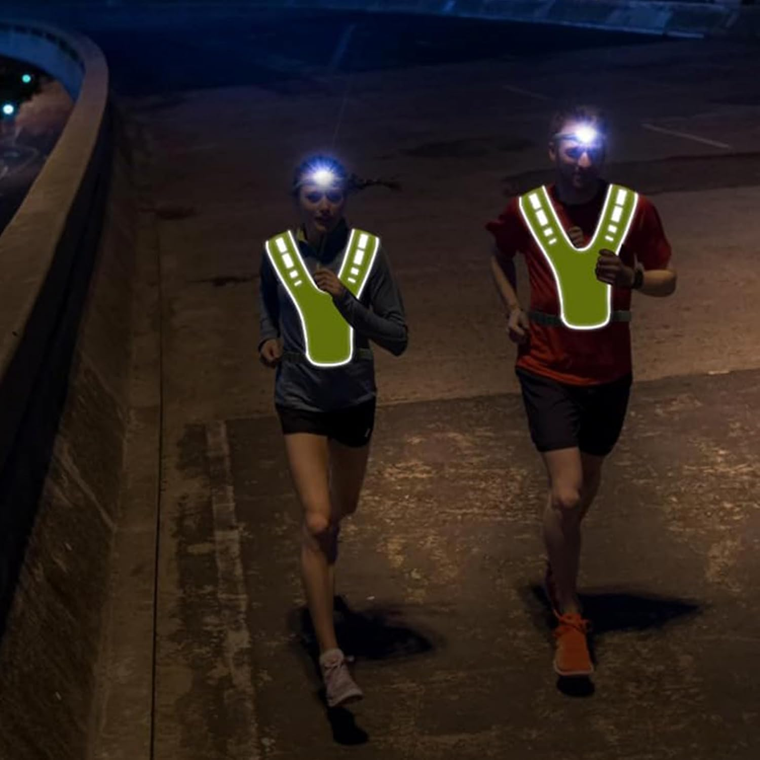 Reflective Vest, Flexible Adjustable Safety Vest for Bike, Reflective Vest for Men and Women, Adjustable Safety Vest for Bicycle, Breathable Running Vest with High Visibility image number 5