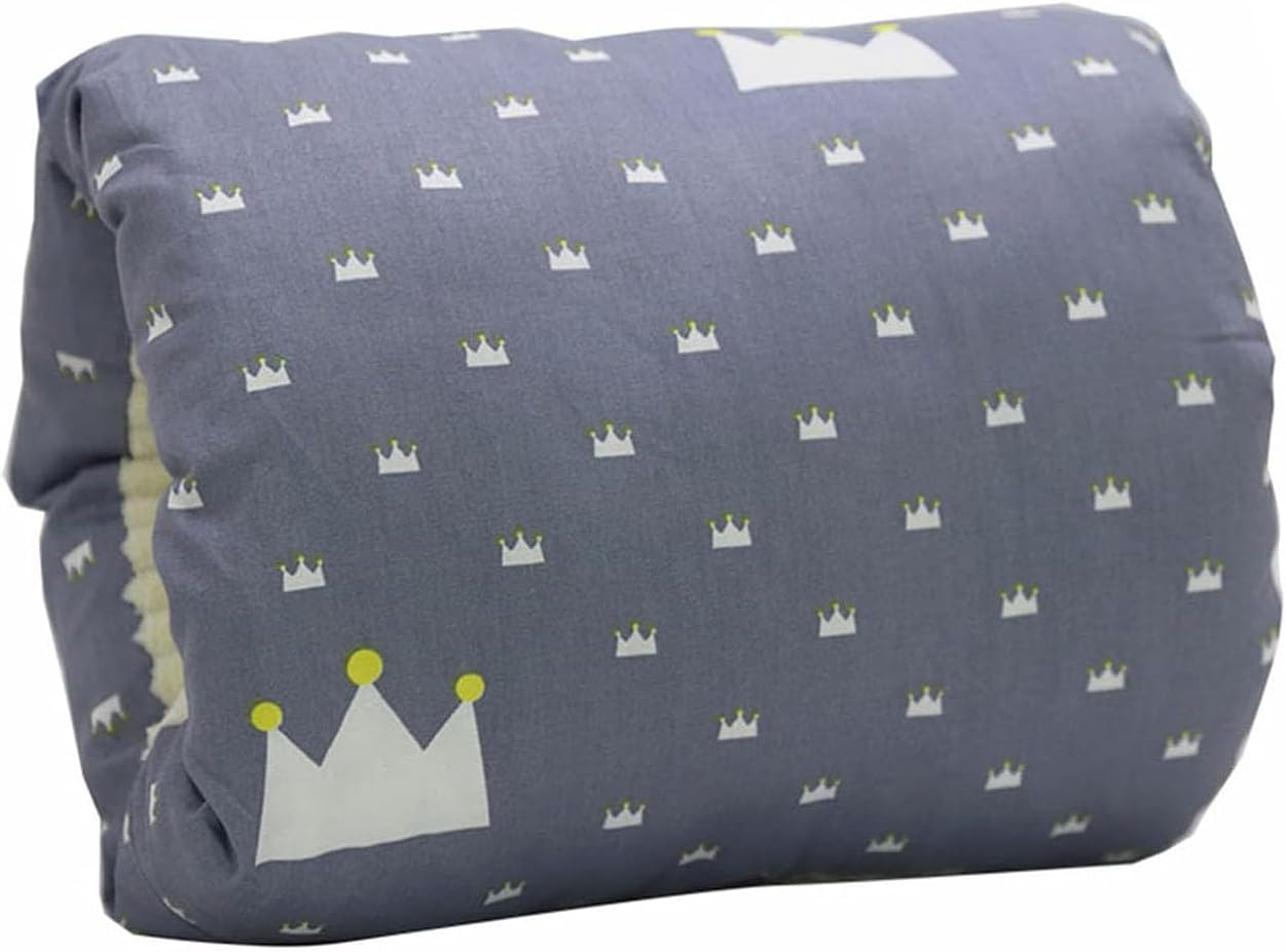 Breastfeeding Arm Pillow Removable Cozy Cradle for Bottle Feeding, Head Support Nursing Cushion Thickened. (Gray)