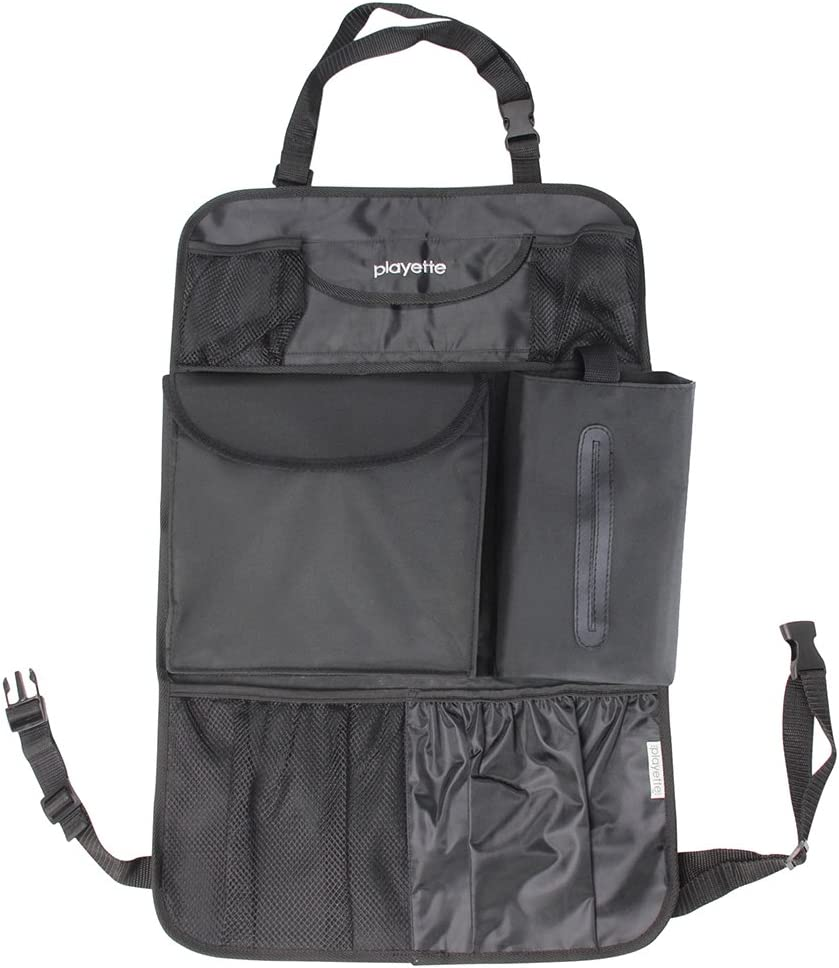 Playette Car Organiser, Black All-In-One Car Storage Solution image number 1