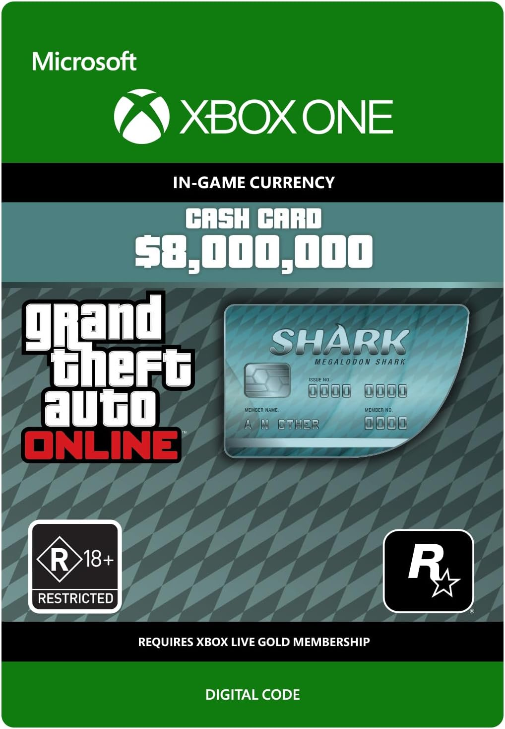 Grand Theft Auto V: Megalodon Shark Card - Xbox One [Digital Code] image number 4