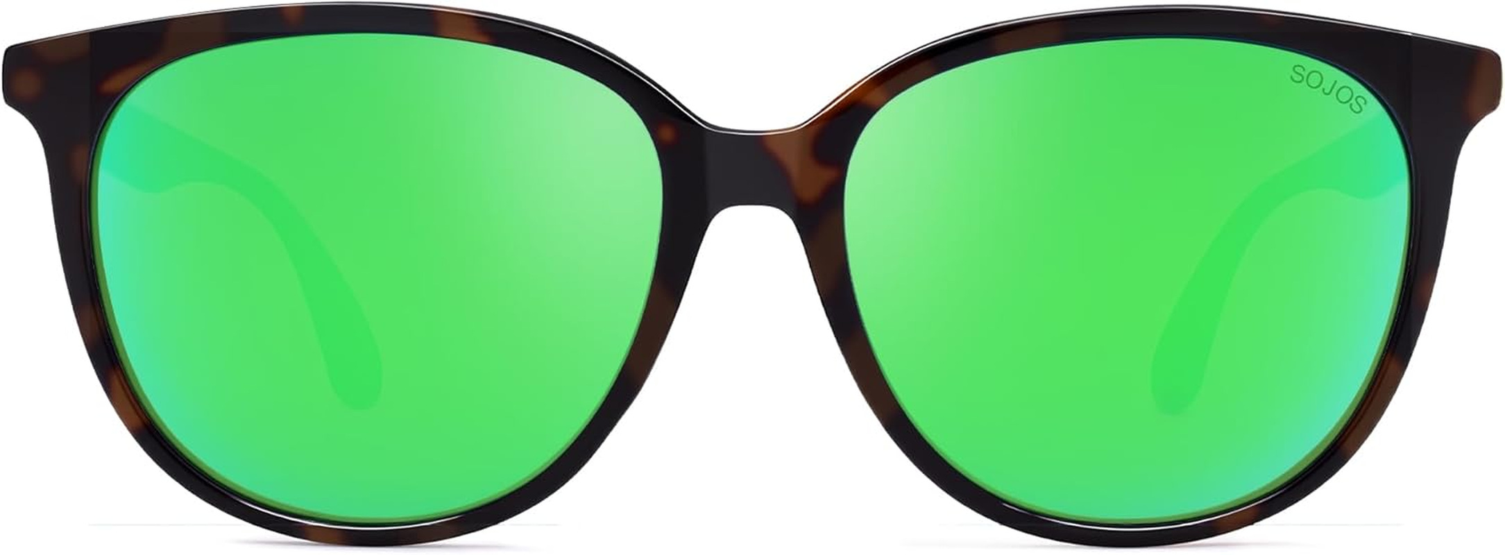 SOJOS Square Polarized Sunglasses for Women Men Vintage Style Larger Fit Shades SJ2642