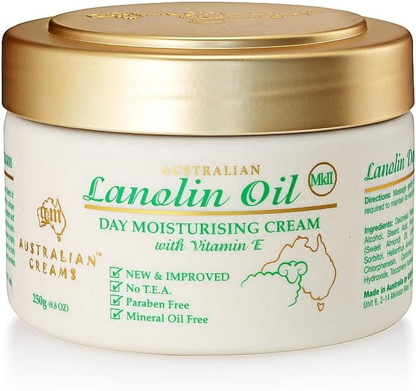 Australian Creams MKII Lanolin Oil Day Moisturising Cream 250 G