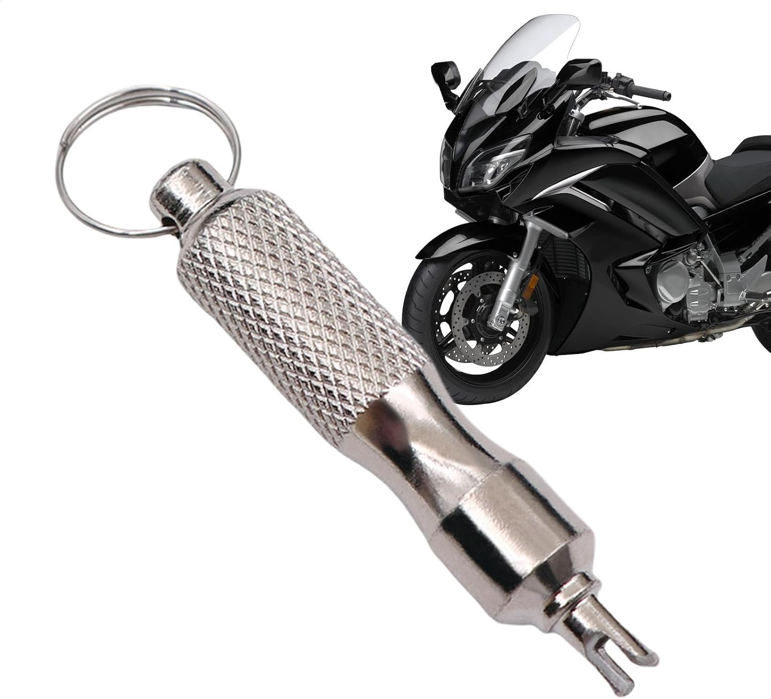 Arrovarp Tire Valve Core Wrench, Automotive Car Repair Tool Wrench Keychain, Car Accessories, Installation Removal Tool for Repairing Tire Failures image number 2