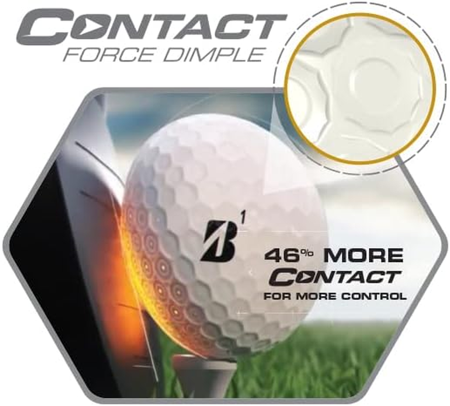 2023 Bridgestone Golf E12 Contact Golf Balls, White - White image number 6