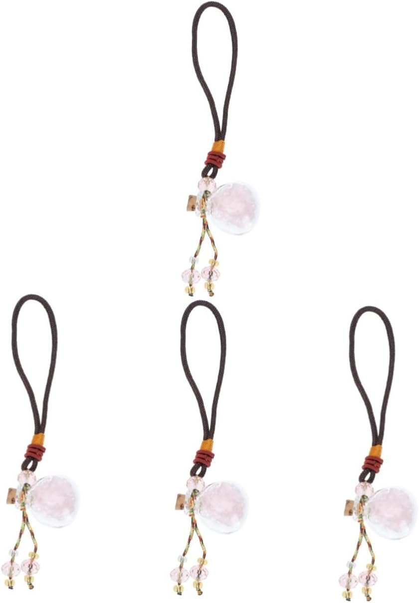 STOBAZA 4Pcs Car Hanging Ornament Car Perfume Bottle Pendants Decorations Air Freshener Essential Oils image number 4