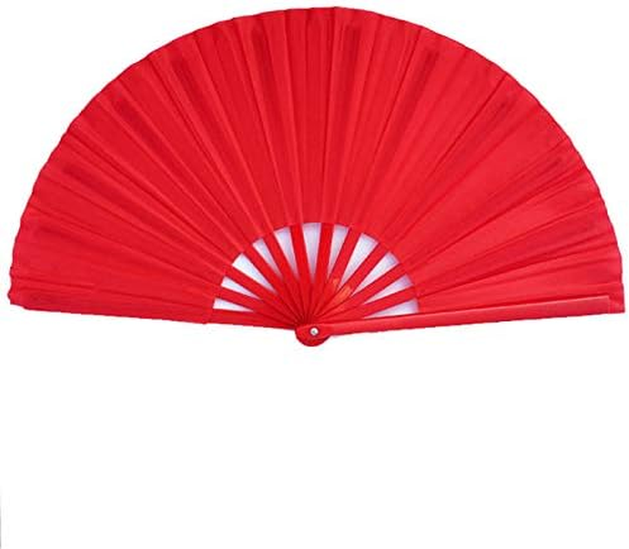 PJLANDI Hand Folding Fan Chinese Kung Fu Tai Chi for Performance Dancing Fighting