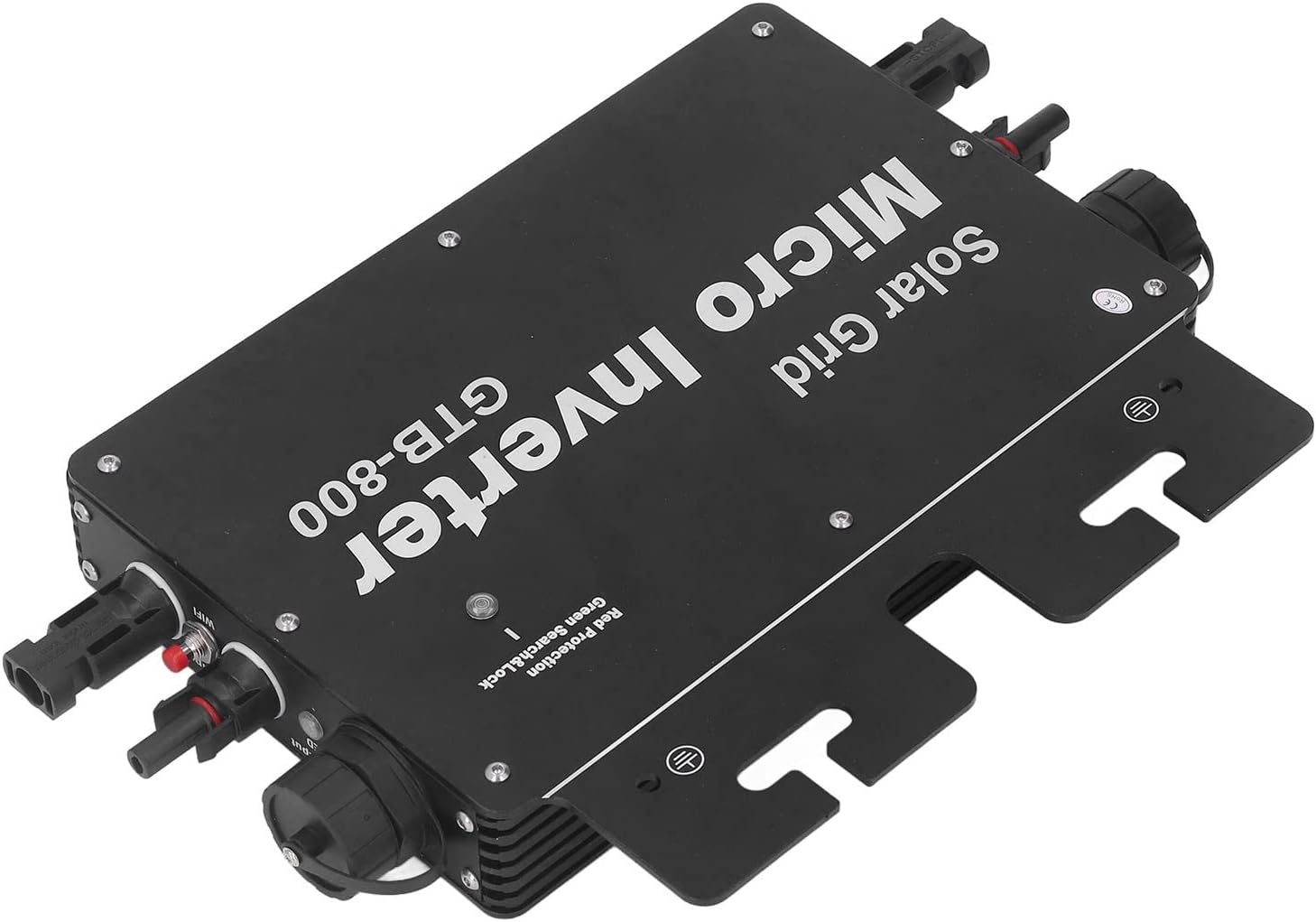 Marhynchus 800W Solar Inverter Wifi Control Automatic Identification Power Inverters DC to AC 120V Solar Grid Tie Micro (AU Plug) - Silver image number 3