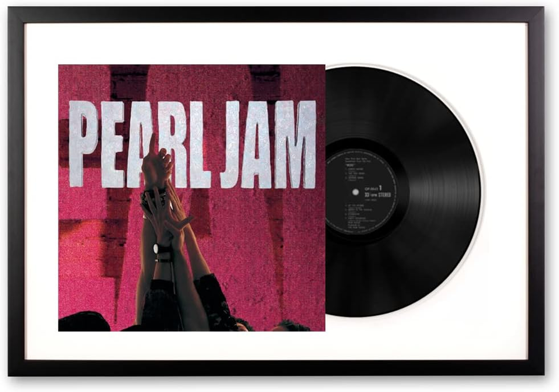 Vinyl Art Pearl Jam Ten Memorabilia Framed image number 5