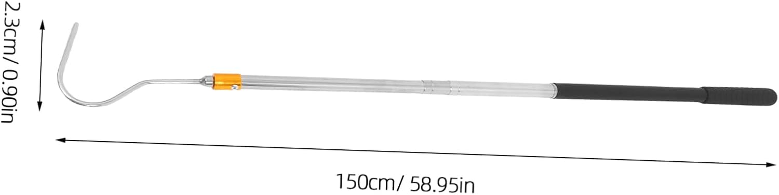 FONDOTIN Adjustable Stainless Steel Snake Hook Telescoping Tool for Safe Handling of Various Easy to Carry and Store for Snake Catchers and Enthusiasts image number 1