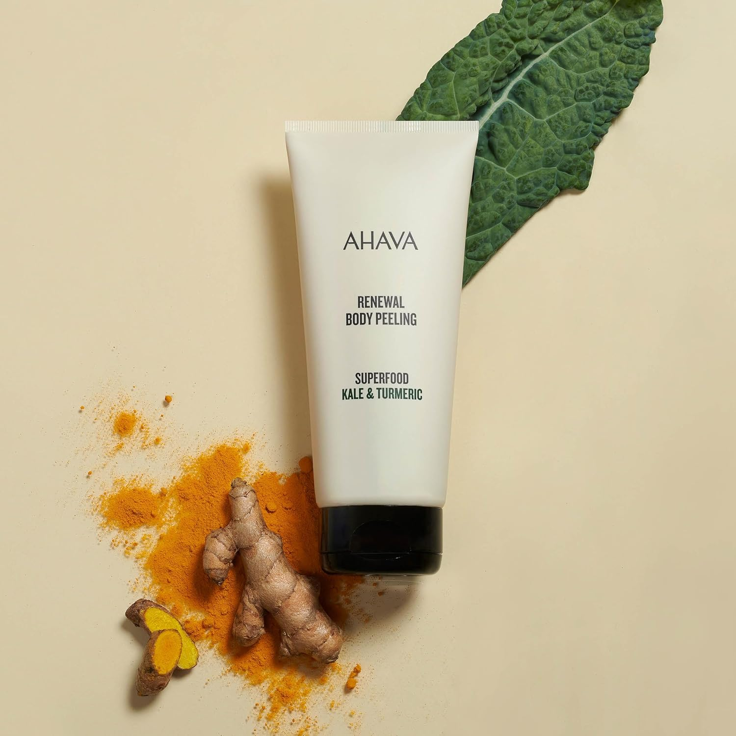 Ahava Superfood Kale & Turmeric Renewal Body Peeling 200Ml/6.8Oz image number 6