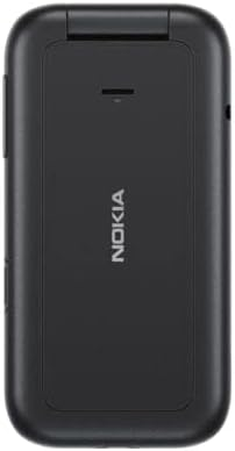 Nokia 2660 Flip Feature Phone with 2.8" Display, 4G Connectivity, Hearing Aid Compatibility (HAC), Built-In Camera, MP3 Player, Wireless FM Radio and Classic Games (Dual SIM), Black image number 1
