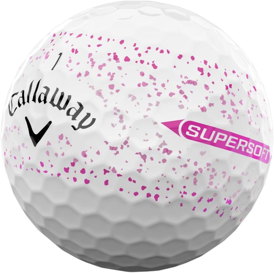 Callaway New Supersoft Splatter 360 2025 Golf Balls image number 3