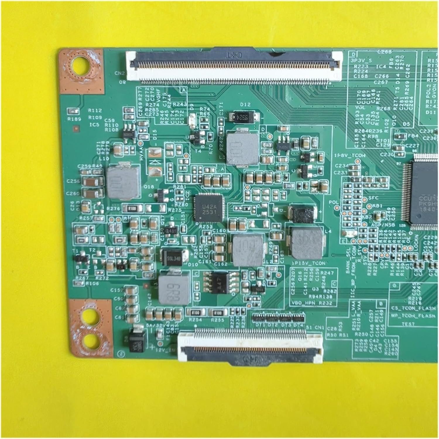 CV580U2-T01-CB-1 T-CON Logic Board E3Ccbb5800110G，Compatible for HITACHI 58Hk6100U，Compatible for SHARP Lc-58Q7330U，Compatible for HISENSE 58R6E 58Inch TV Accessories image number 1