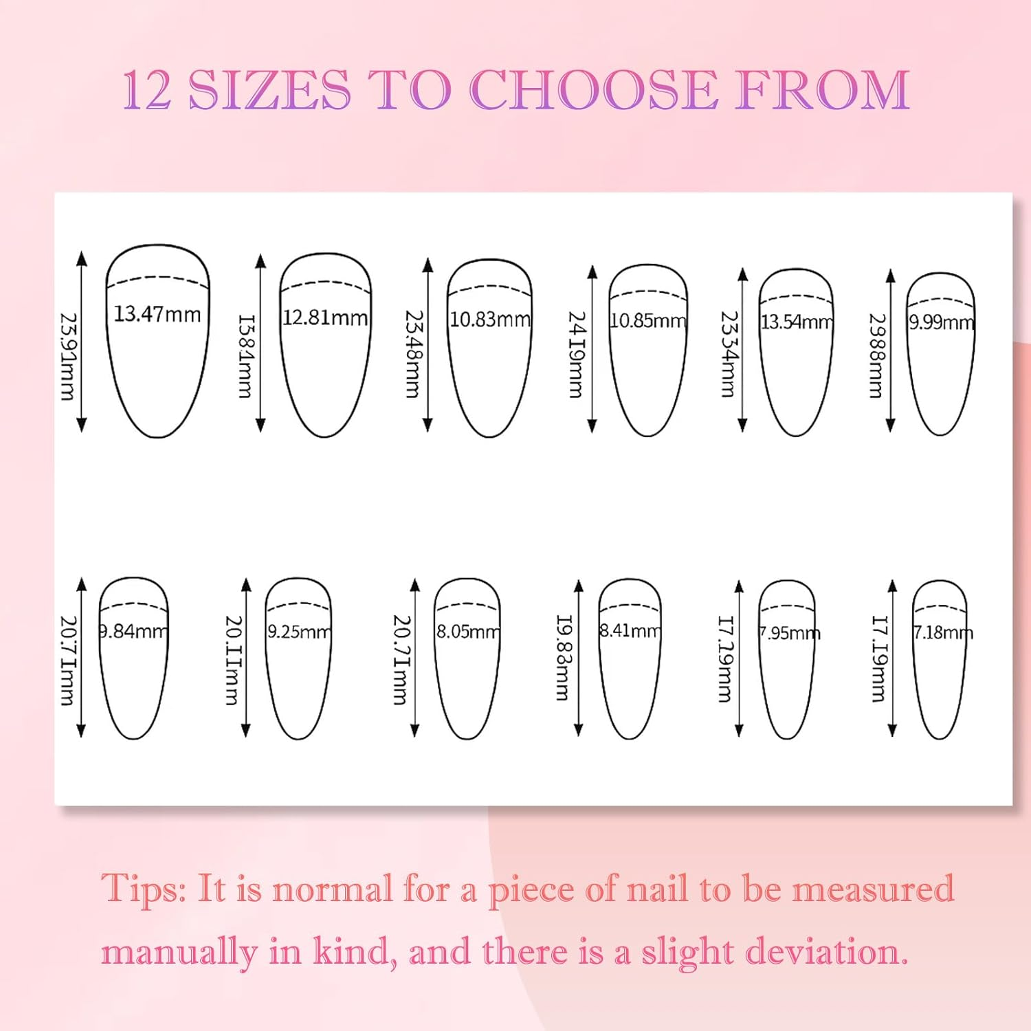 24Pcs Short Almond Press on Nails &ndash; Rough Gold Edge French Tip Fake Nails &ndash; 3D Stripes Acrylic Stick on with Accessory Tool Eco-Friendly ABS Resin Nude False for Women Full Kit image number 1