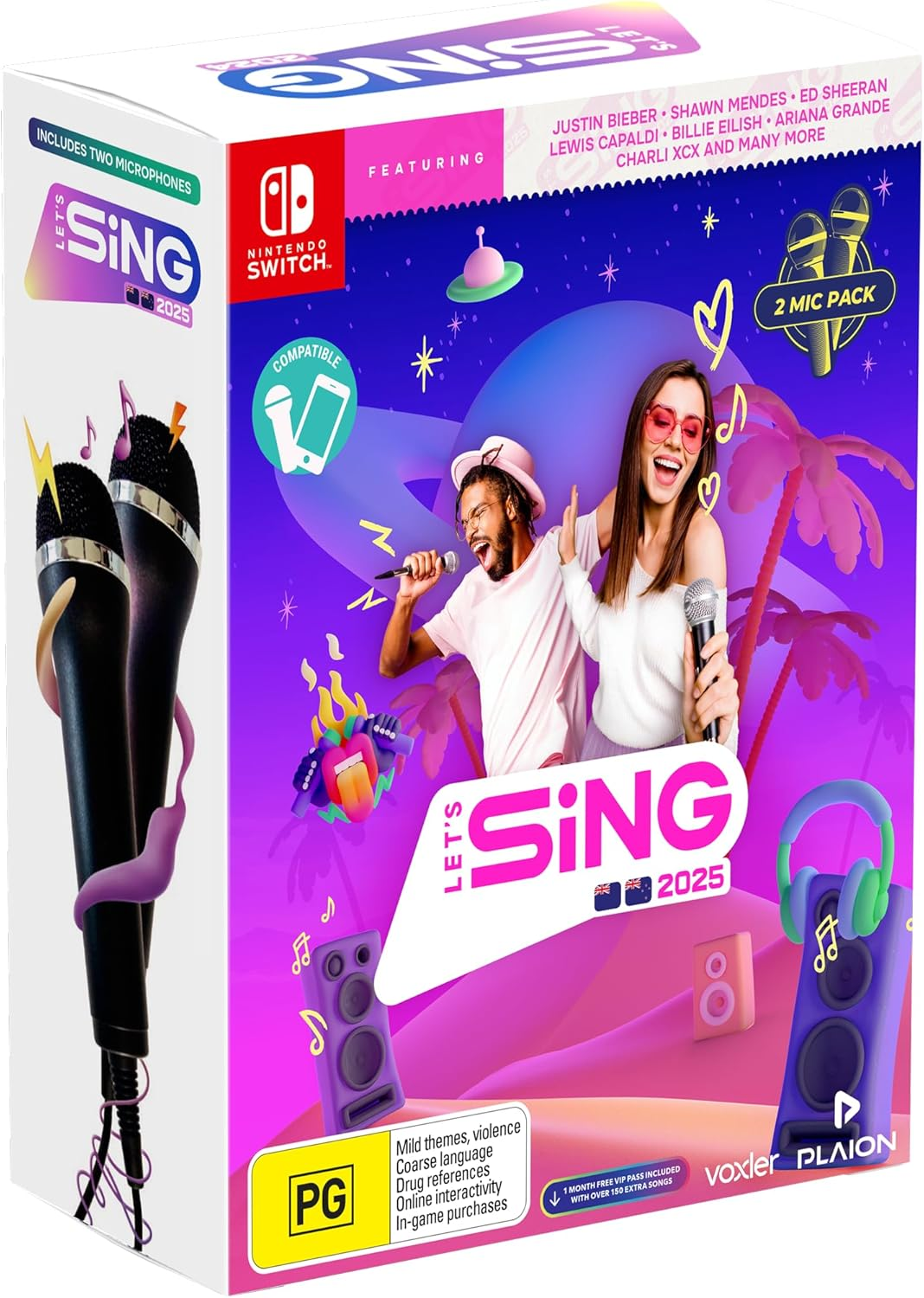 Let'S Sing 2025 - 2 Mic Bundle - Nintendo Switch image number 4