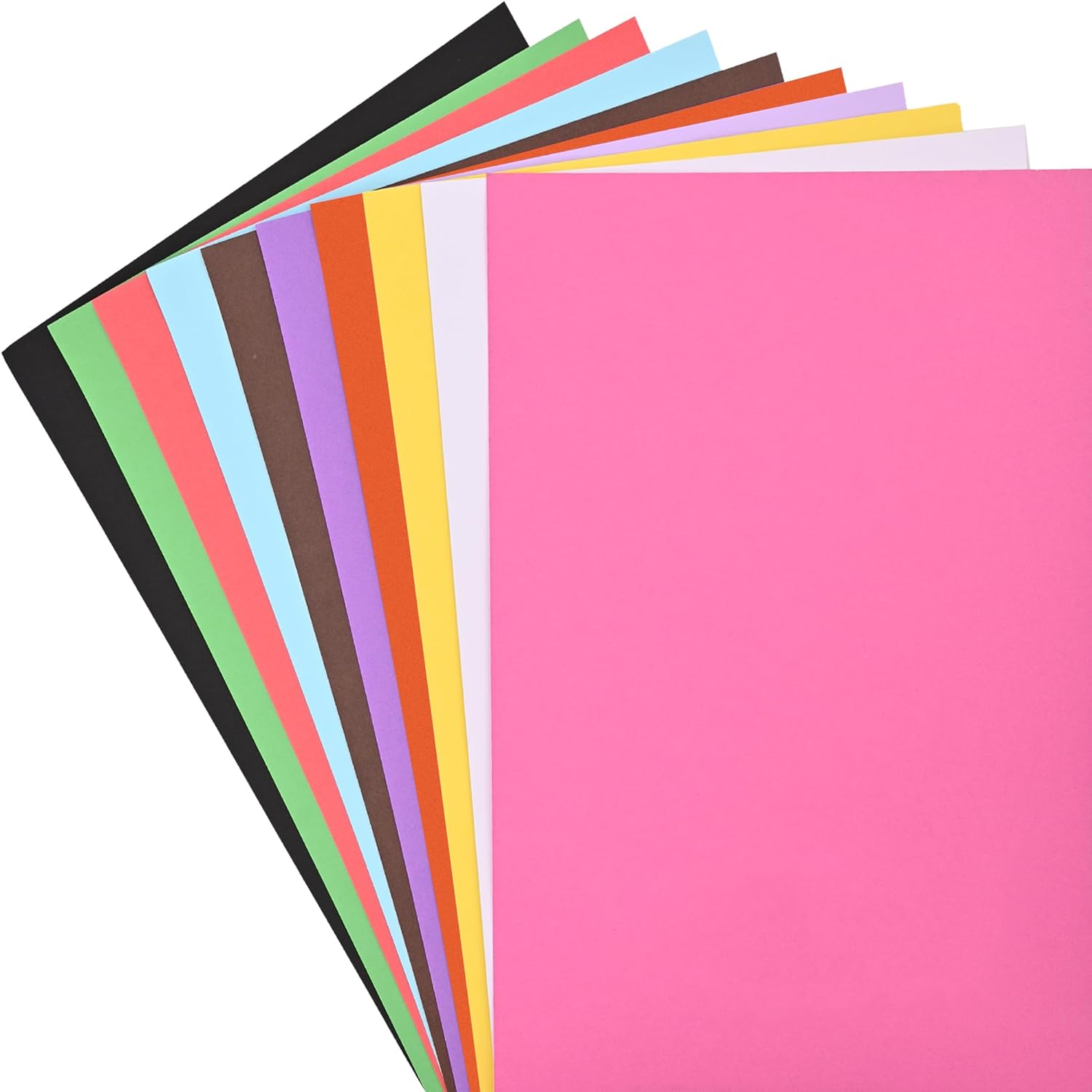 50 Pcs Poster Boards, Vints 11.7 * 16.5 Inches A3 Size 10 Assorted Colorful Poster Board Bright Blank Display Board for School Arts, Classroom Crafts, Exhibits and Notices