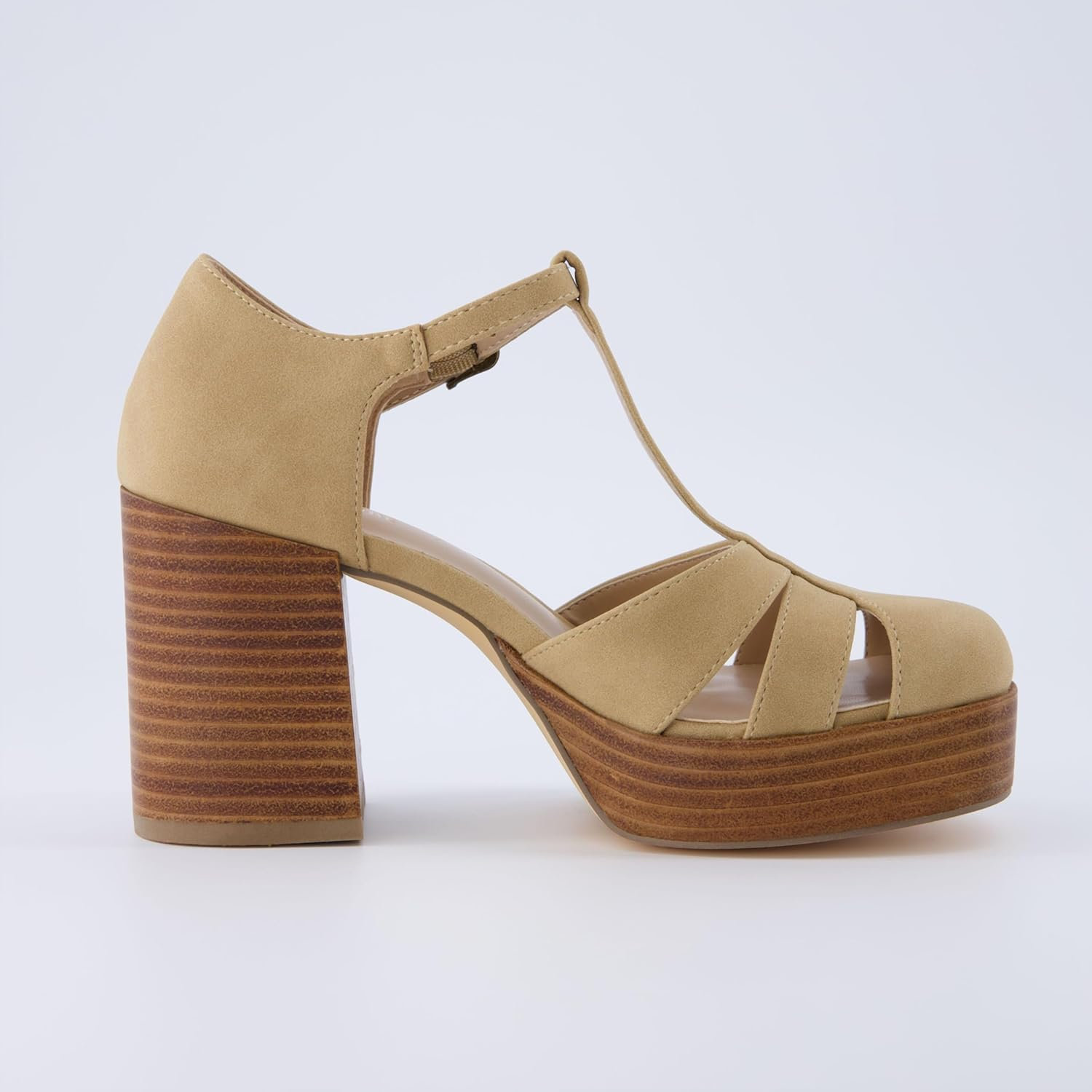 CUSHIONAIRE Women'S Tizzy Mary Jane Platform Heels +Memory Foam, Wide Widths Available image number 2