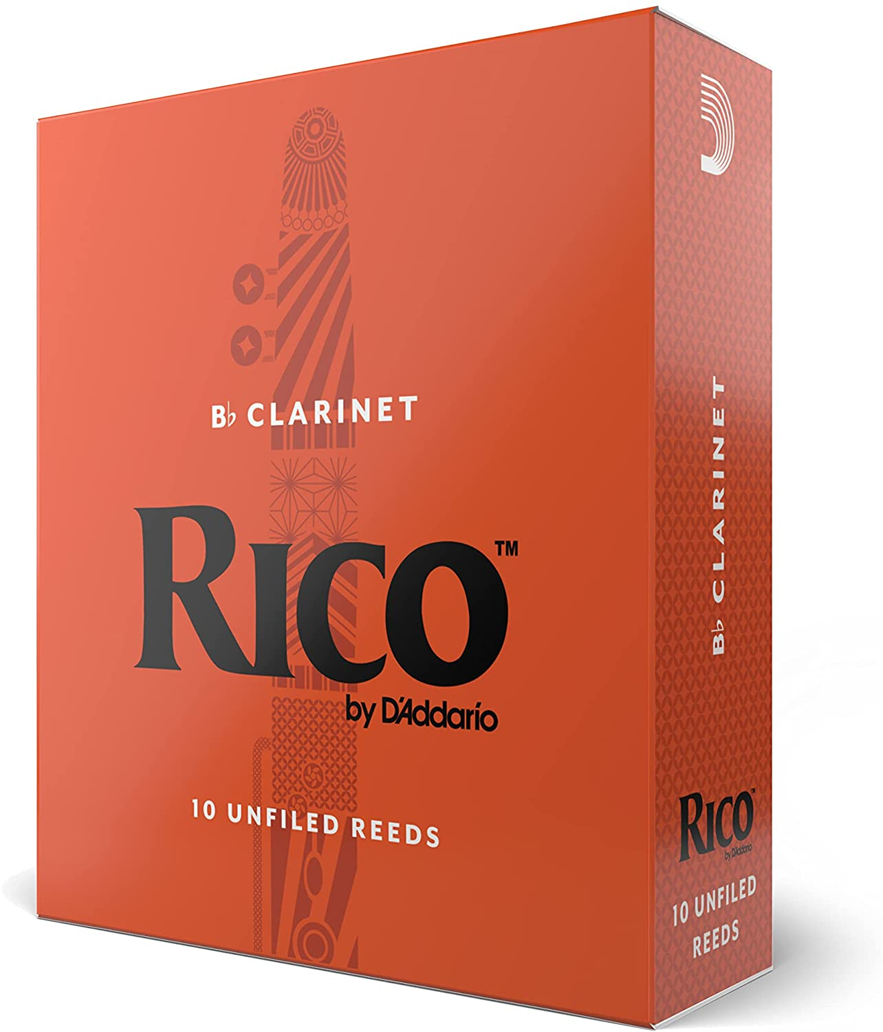 Rico by D'Addario Bb Clarinet Reeds, Strength 3.0, 10-Pack - Strength 3.5, 10-Pack