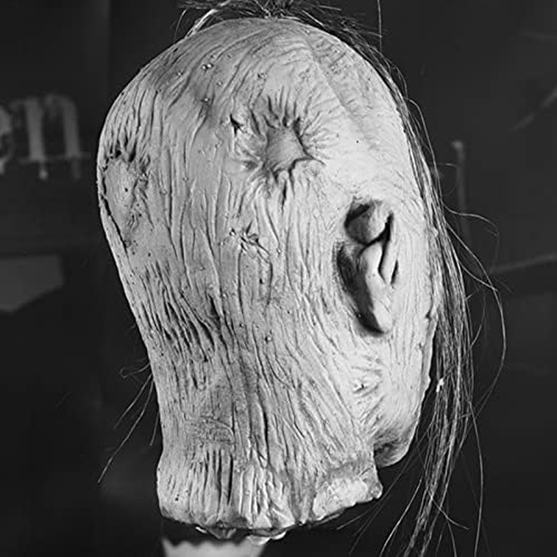 Mummy Head Hanging Ornament, Creepy Halloween Props Pendant Durable Halloween Horror Hanging Head Decoration for Home Haunted House Bar/1133 (Size : Female)