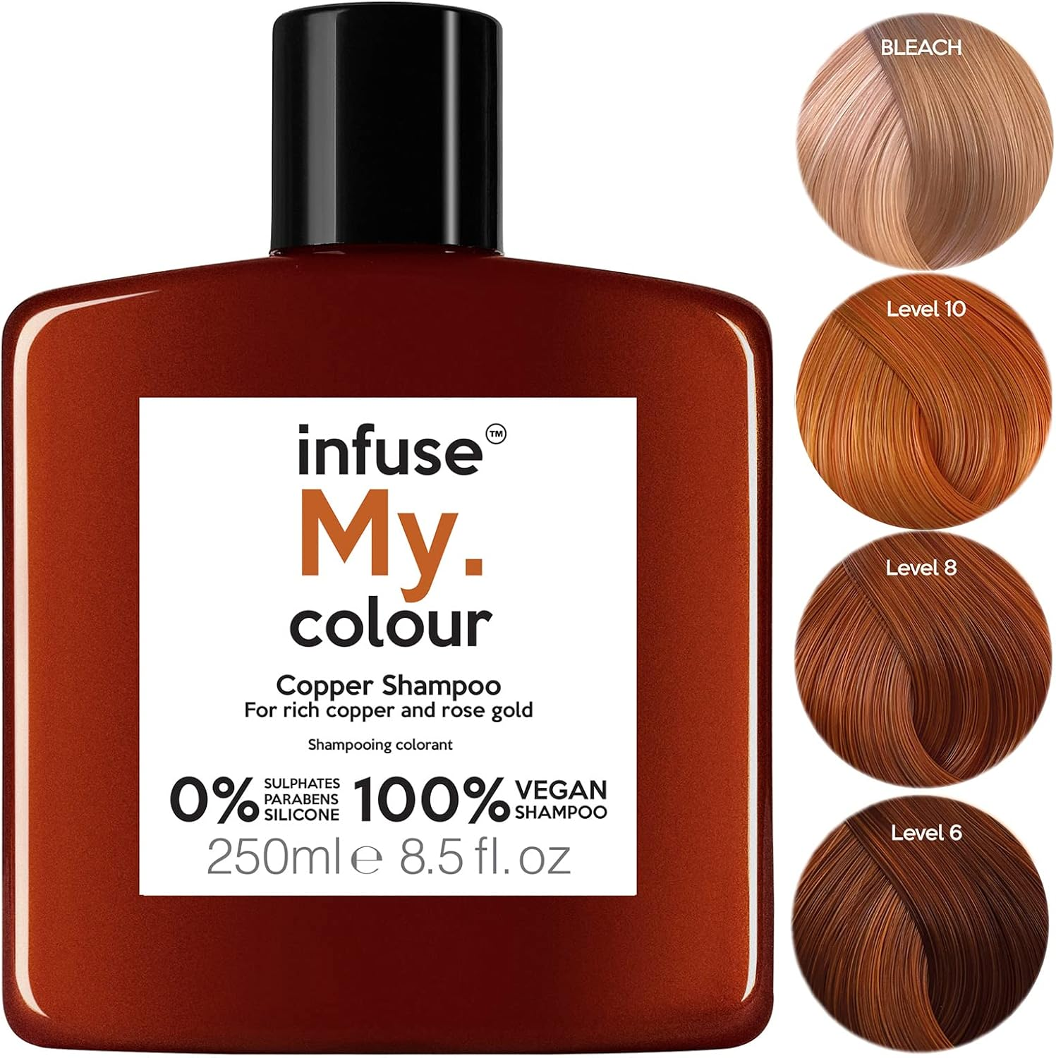 Infuse My. Colour Gold Shampoo, Gold, 250 Ml