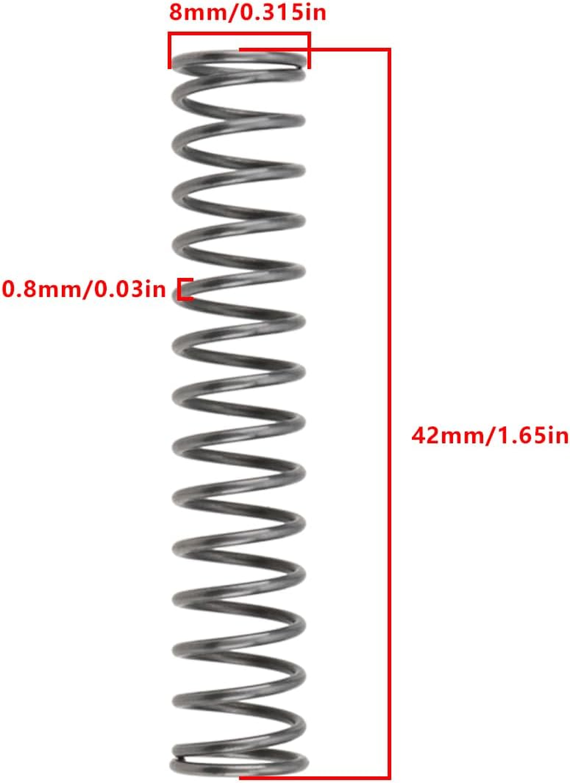 Ecsing 10Pcs Garden Shears Spring 5379-20 42X8X0.8Mm Compatible with Gardena 8754 8755 8757 8759 8854 8855 8857 Secateurs image number 1