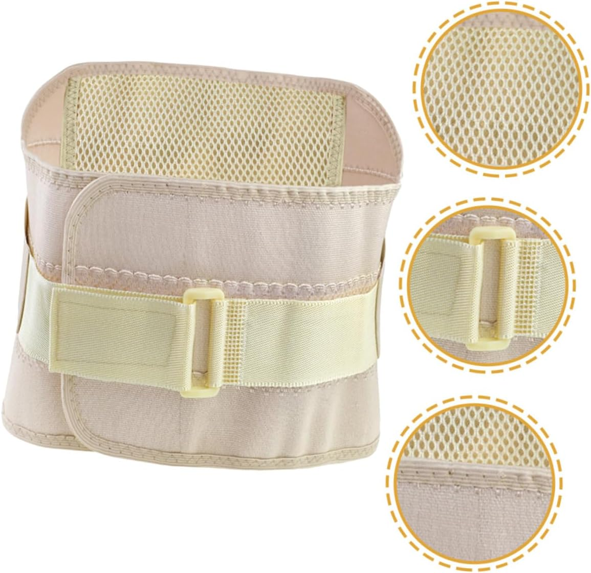 Postpartum Waist Trainer Band for Women Breathable Cotton Abdominal Girdle with Steel Support Waist Shaper for Postpartum Suitable for Yoga Running and Daily Wear image number 5