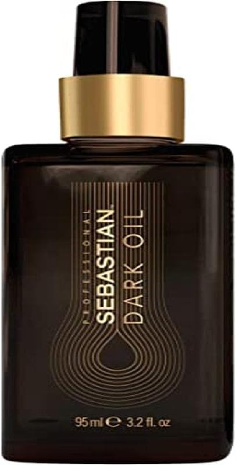 SEBASTIAN Professional Dark Oil - Weightless Styling Oil for Shine and Definition - with Jojoba and Argan Oil - for All Hair Types - 95 Ml