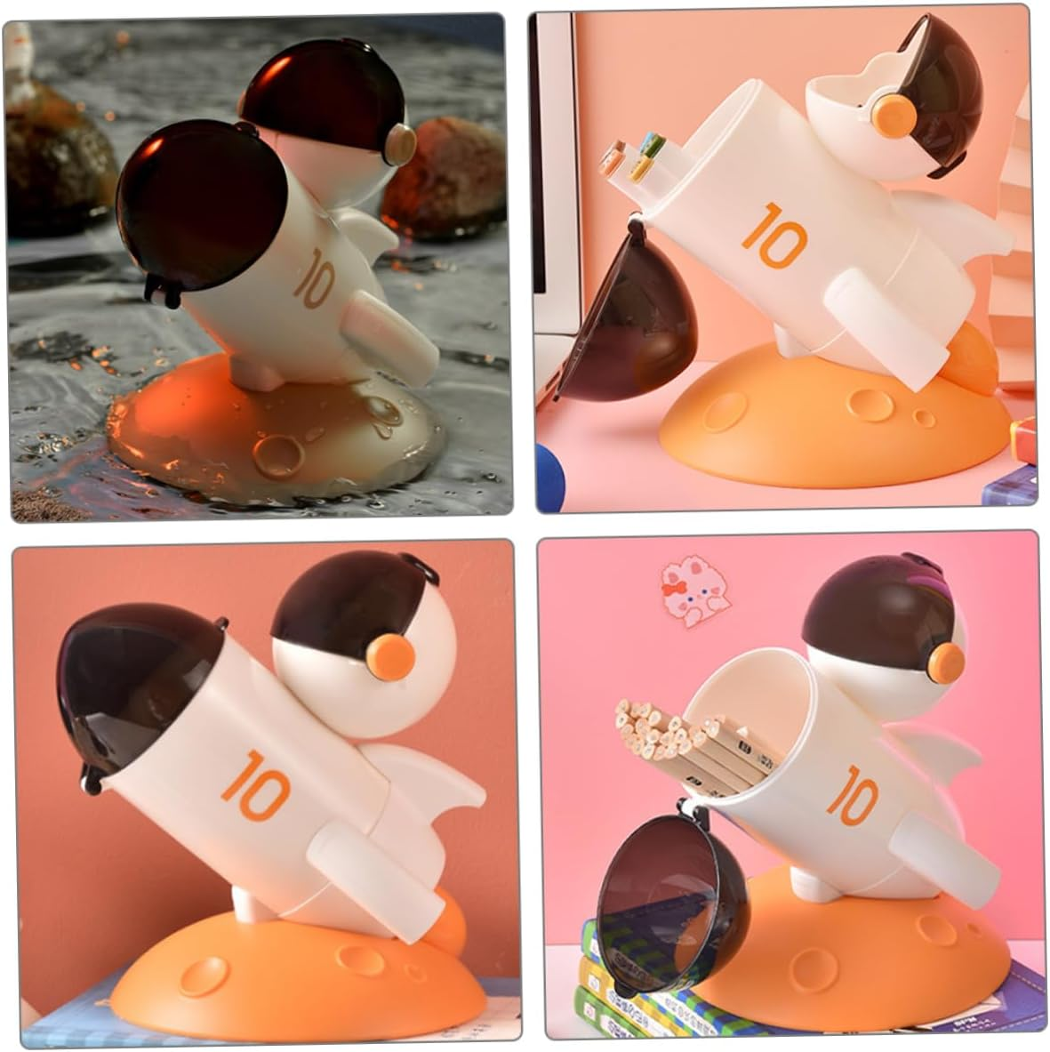 TEHAUX Rocket Style Pencil Holder for Desk Creative Classroom Storage Desk Organizer and Accessory image number 4