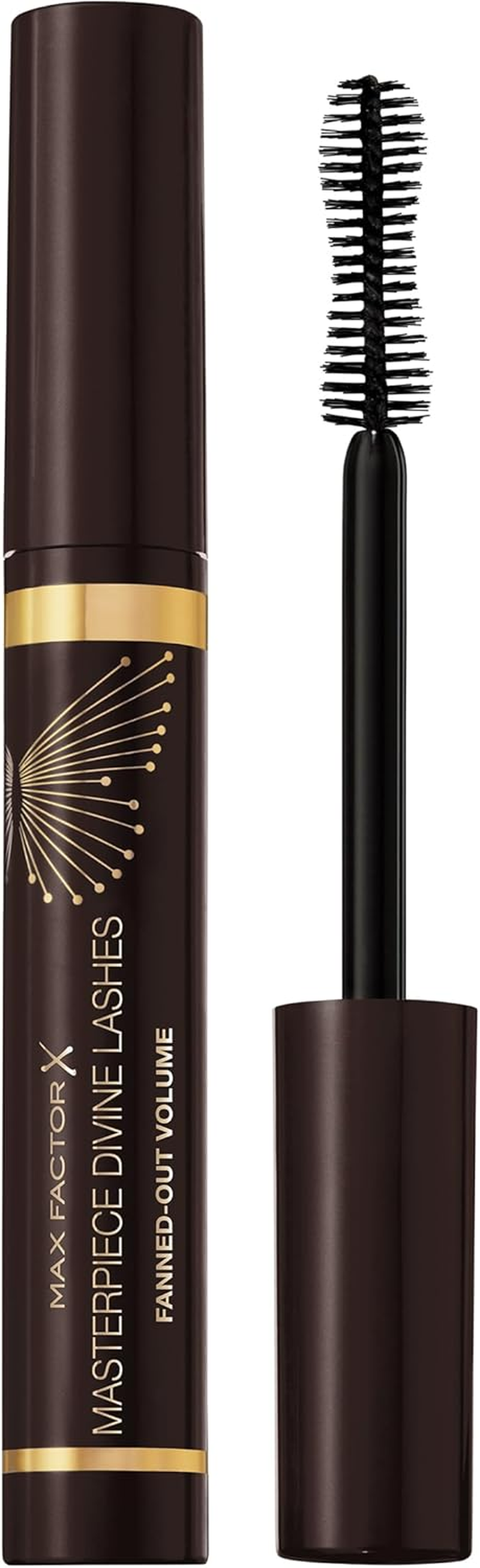 Max Factor Masterpiece Divine Lashes Volumising Mascara, Black Brown, Natural-Pigment Formula, Clump-Free Volume, Fanned Out Volume, All-Day Volume,8Ml - Brown image number 2
