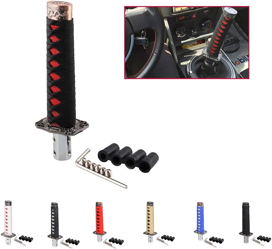 Ahumans Samurai Sword Shift Knob Automatic,Short Gear Shift Knob Catchers Gear Suitable for Manual Transmission Cars, Most Automatic Transmission Cars