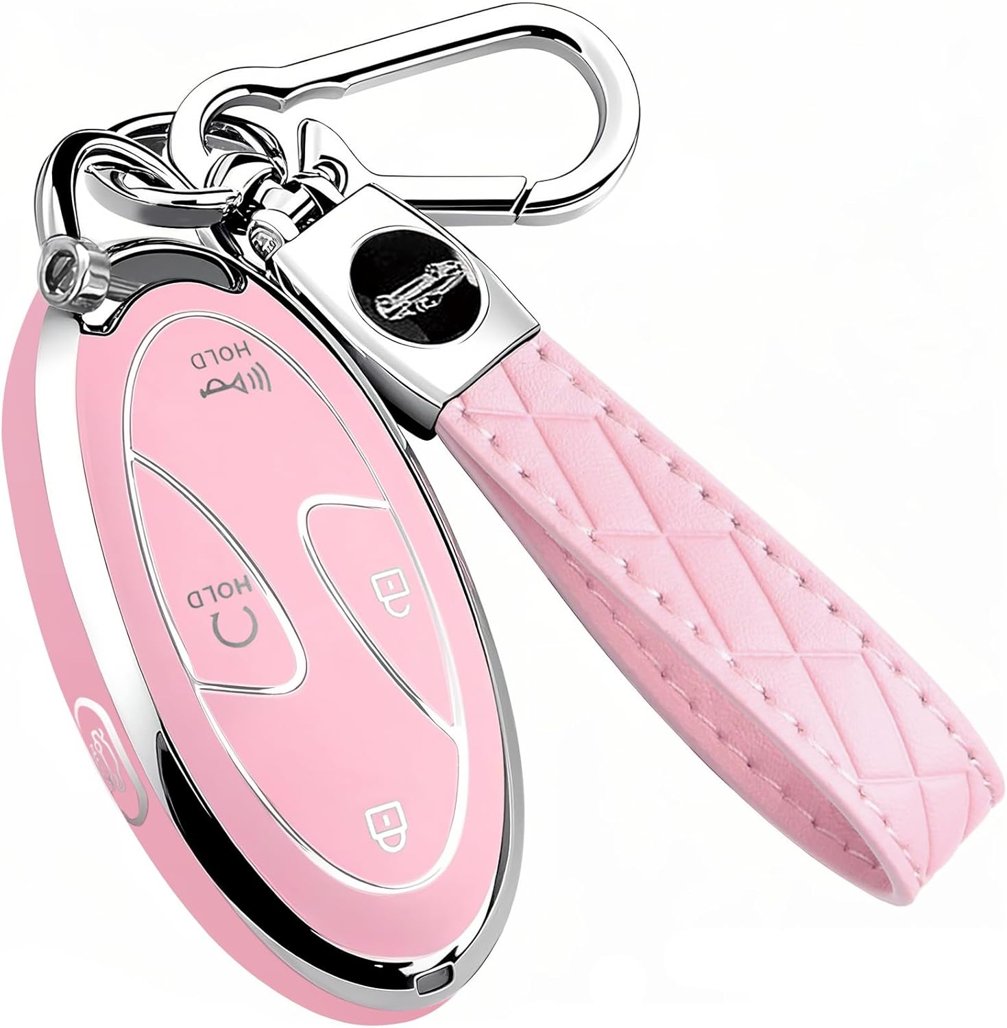 Compatible with Hyundai Key Fob Cover Accessories, Pink