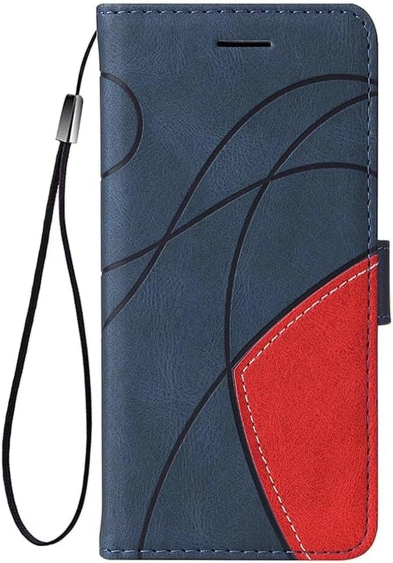 SEAHAI Case for CMF Phone 2 Pro Mobile Phone Case, Premium PU Flip Wallet Protective Case with Stand Function/Card Slot/Magnetic Shockproof Leather Flip Case - Blue