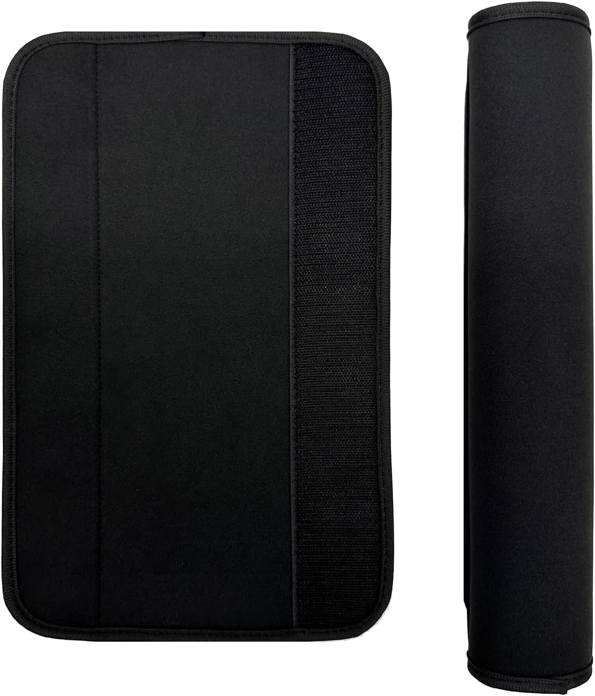 1 Pair Black Color Multipurpose Comfort Shoulder Strap Pads Shoulder Cushion Pad Protector for Laptop/Travel Bag/Messenger/Boxing/Car Seat Belts Protect Pads ﻿ image number 3