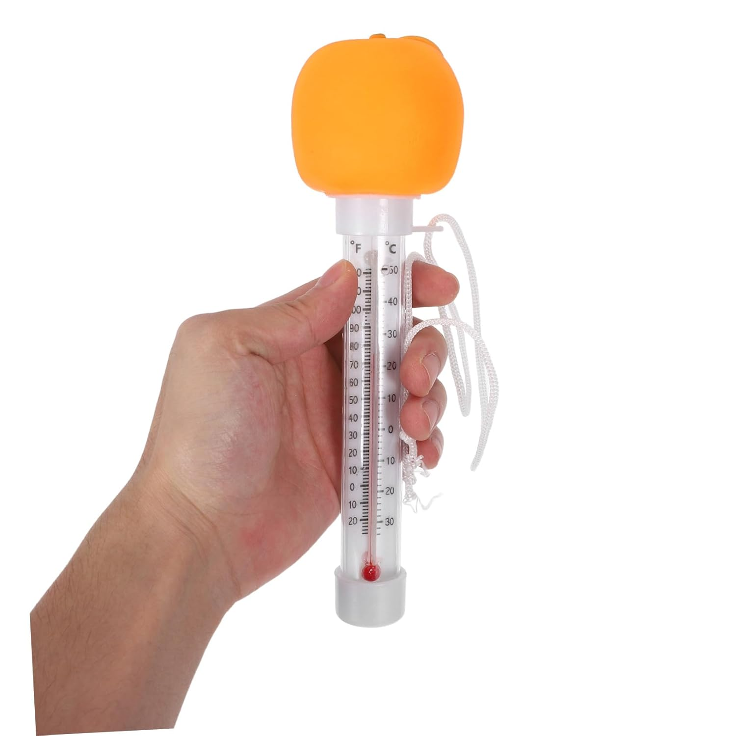 Swimming Pool Float Temperature Gauge Cartoon Design Bath Thermometer for Indoor Outdoor Pools Spas Hot Tubs Water Temperature Monitor image number 1