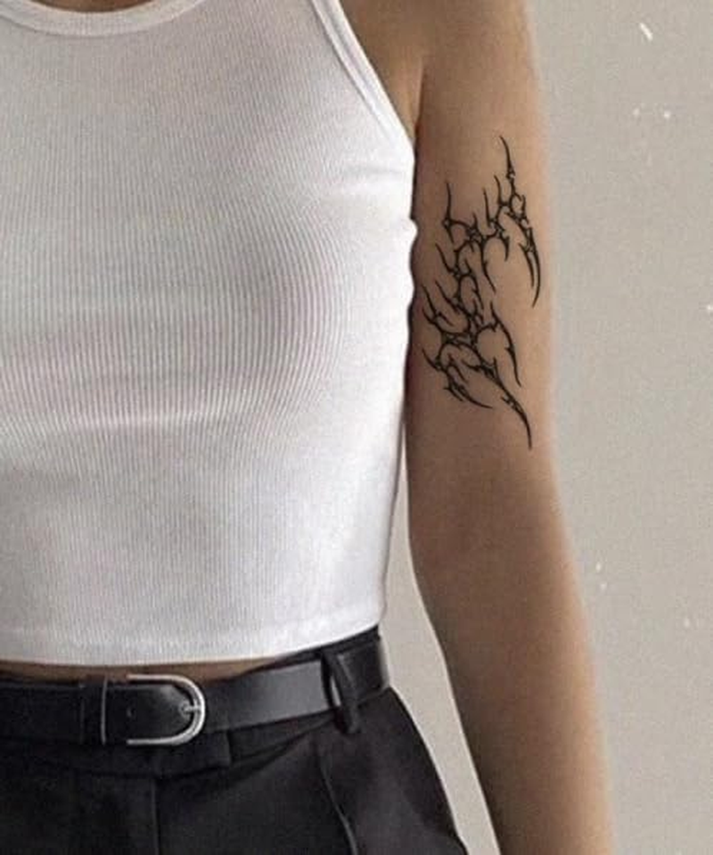 Cyber ​​Invasion Herbal Semi-Permanent Waterproof Long-Lasting Juice Tattoo Sticker Personalized image number 2