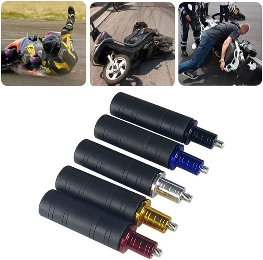 Crash Pad Protector Motorcycle Frame Slider anti Crash Engine Falling Protector Accessories Motorbike Frame Sliders Powersports Frame Sliders (Color : Silver) image number 2