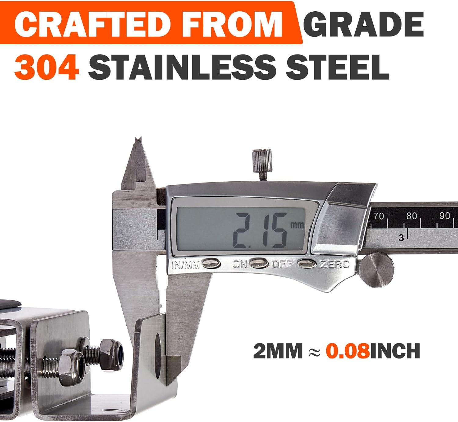 Gedlex Roof Rack Mounting Brackets, Roof Rack Mount Kit, 304 Stainless Steel Van Roof Rack for Promaster, Boxer, Jumper, Ducato 4 Piece image number 6