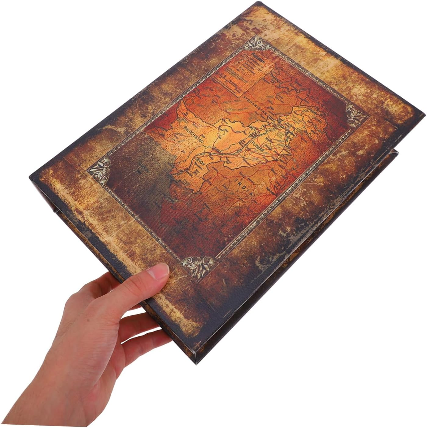 Luxshiny Fake Book Jewelry Box Large Simulation Book Shaped Key Storage Organizer Lid Decorative Home Ornament for Living Room and Shelf Display image number 5