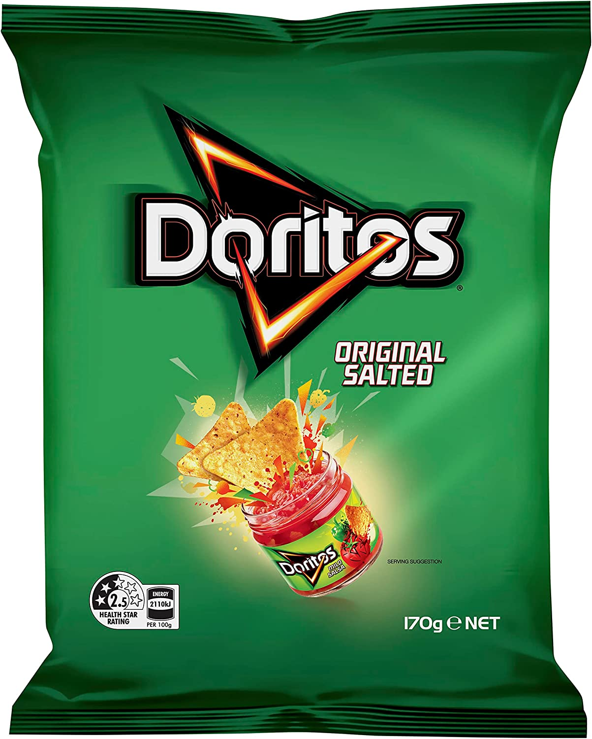 Doritos Original Salted Corn Chips 170 G image number 3