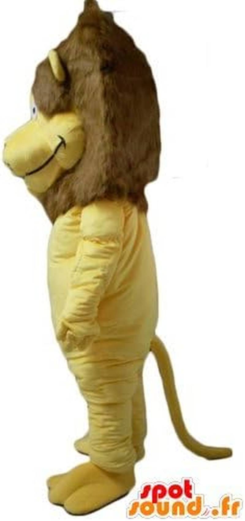Spotsound Amazon Mascot Yellow and Brown Lion, with a Large Hairy Mane image number 1