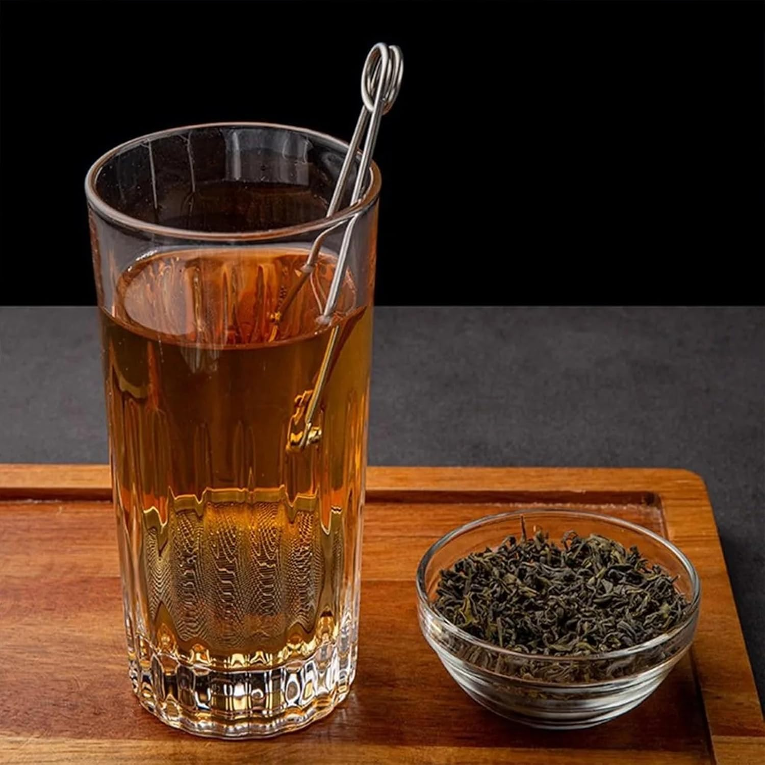 4PCS Snap Ball Tea Strainer,Stainless Steel Spoon Tea Ball Infuser Filter image number 1