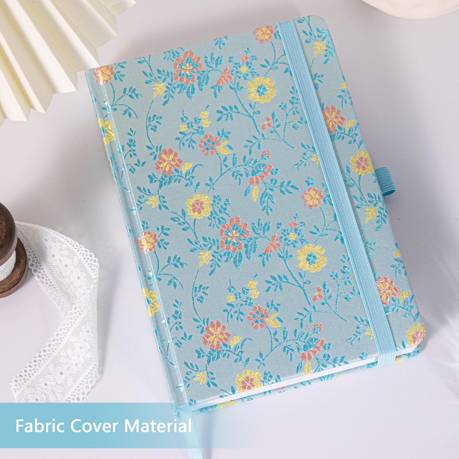 TIEFOSSI Dotted Journal Notebook for Women Men, A5 Journals for Writing, 160Gsm 190 Pages Thick Paper, Perfect for Office & Home School Supplies, 8.4 X 5.8 In image number 3