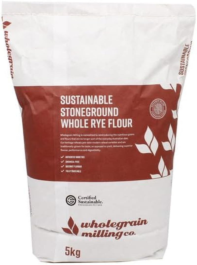 Sustainable Stoneground Whole Rye Flour 5KG
