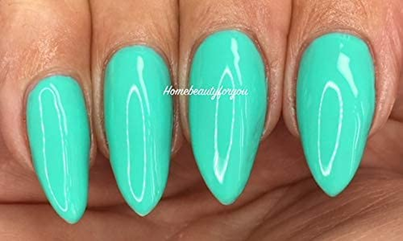 BLUESKY Gel Nail Polish [Tiffany] Turquoise Green Soak off LED UV Light - Chip Resistant & 21-Day Wear 10Ml