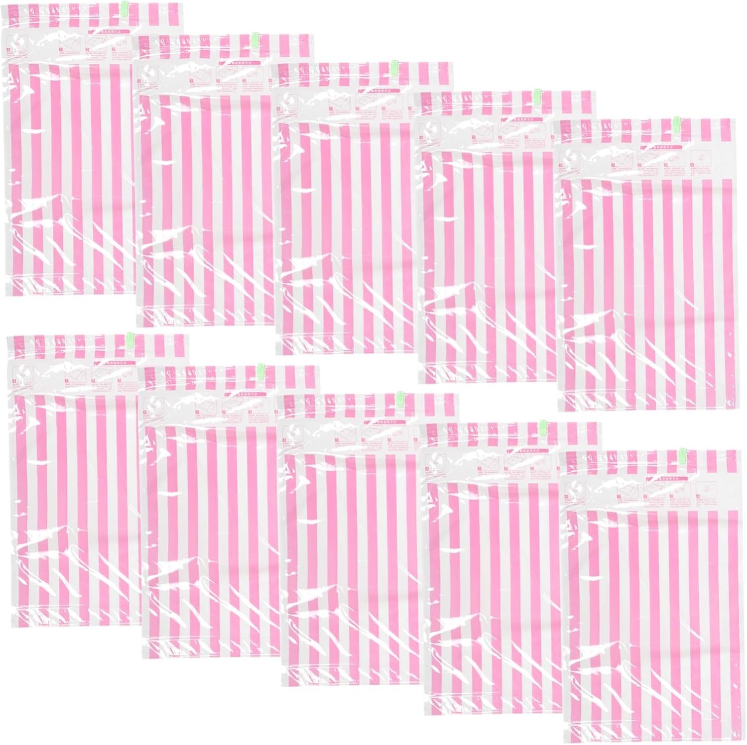 10Pcs Travel Clothes Compression Bags Hand Vacuum Sealer Bags for Packing for Travel image number 3
